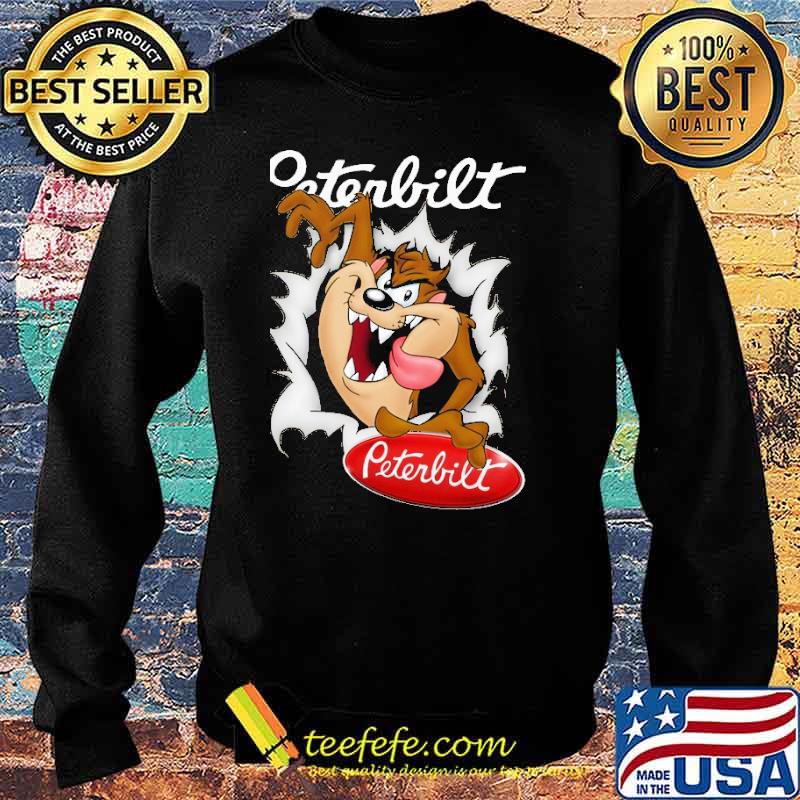 Taz mania with peterbilt logo s Sweater Taz mania with peterbilt logo s Sweater
