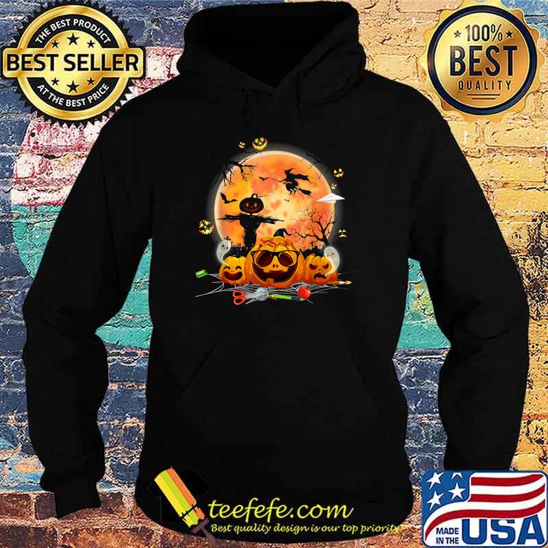 Teacher Halloween Pre-K Kindergarten School Halloween Pumpkins T-Shirt Hoodie Teacher Halloween Pre-K Kindergarten School Halloween Pumpkins T-Shirt Hoodie