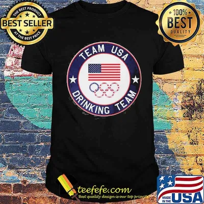 TEAM USA DRINKING TEAM SHIRT
