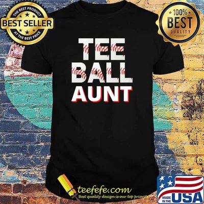 Tee Ball Aunt Football Sport Family T-shirt