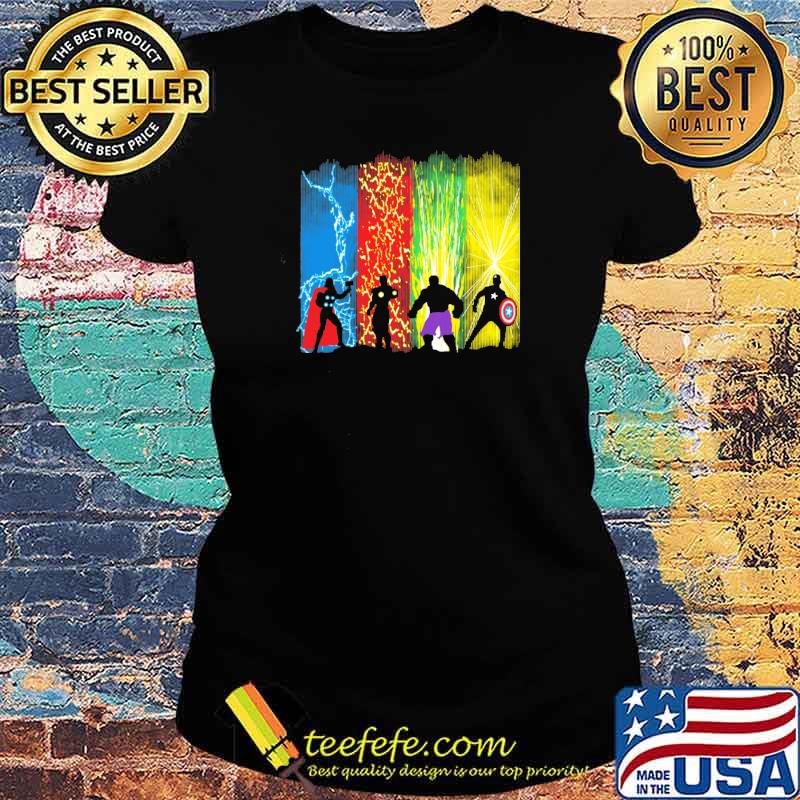 Thanos captain iron thor superheroes s Ladies tee Thanos captain iron thor superheroes s Ladies tee