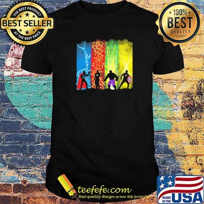 Thanos captain iron thor superheroes shirt