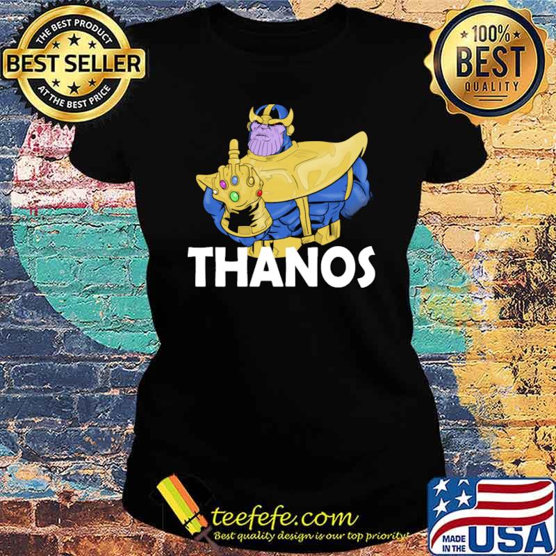 Thanos cash avenger middle finger s Ladies tee Thanos cash avenger middle finger s Ladies tee