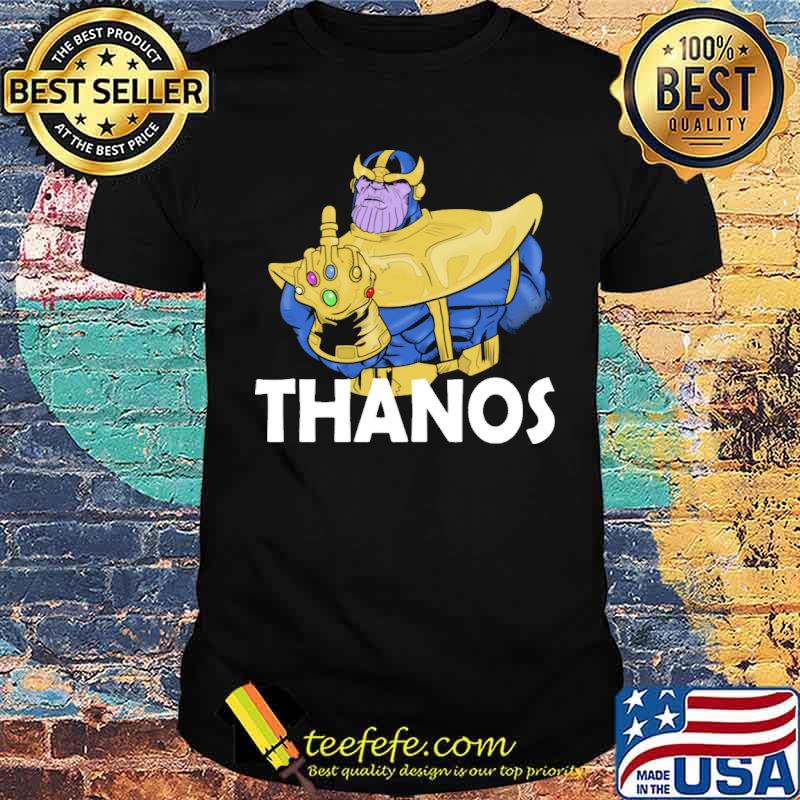 Thanos cash avenger middle finger shirt
