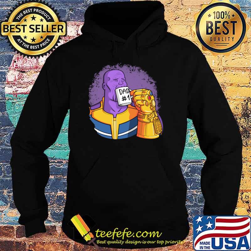 Thanos with cup coffee Dad one s Hoodie Thanos with cup coffee Dad one s Hoodie