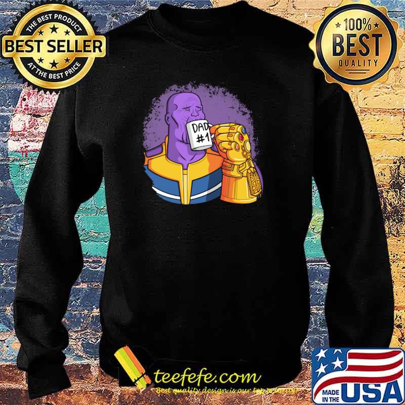 Thanos with cup coffee Dad one s Sweater Thanos with cup coffee Dad one s Sweater