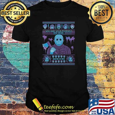 The 13th Jason Vorhees NES You and Your Friends Are Dead Game Over Shirt