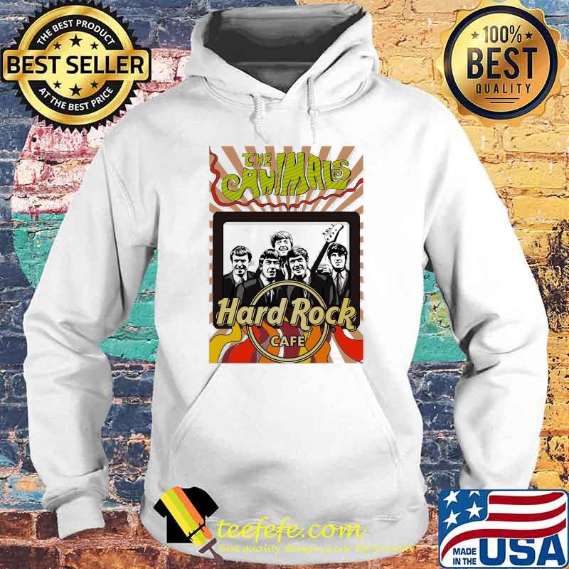 The Animals Hard Rocks Cafe Shirt Hoodie The Animals Hard Rocks Cafe Shirt Hoodie