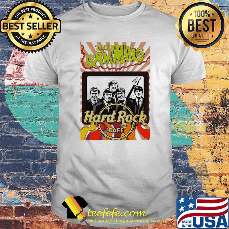 The Animals Hard Rocks Cafe Shirt The Animals Hard Rocks Cafe Shirt