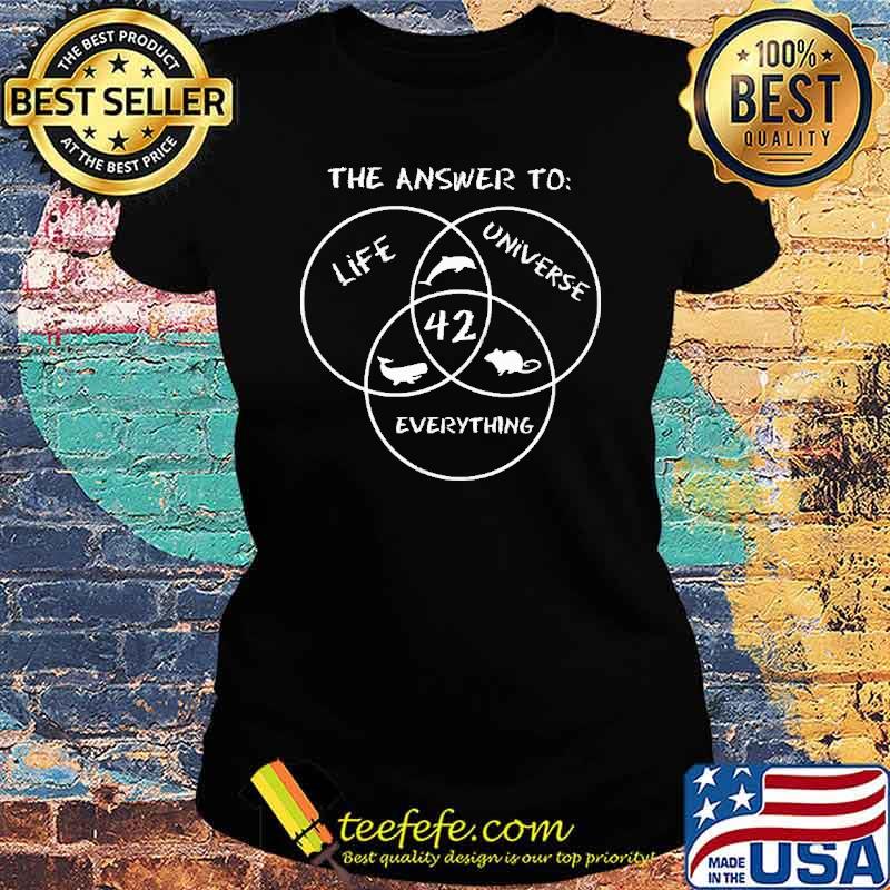 The answer to life universe everything 42 s Ladies tee The answer to life universe everything 42 s Ladies tee