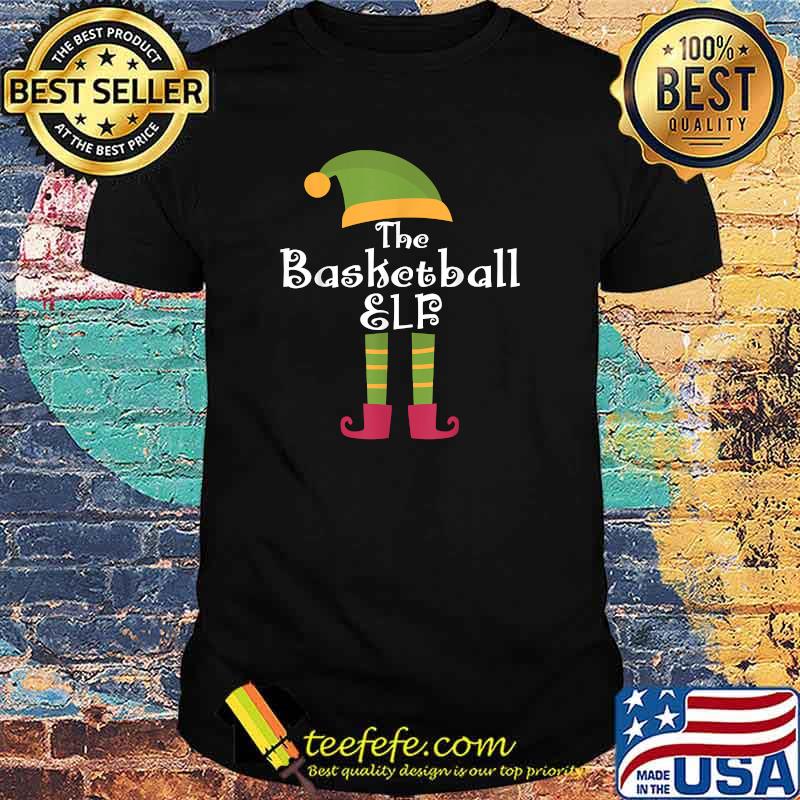 The Basketball Elf Matching Family Group Christmas T-Shirt