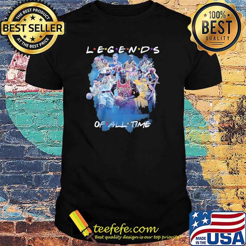 The Best NBA Players Legends of All Time signatures shirt