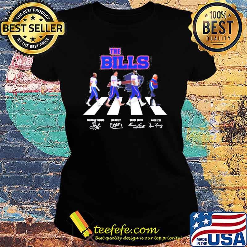 The bills abbey road signatures s Ladies tee The bills abbey road signatures s Ladies tee