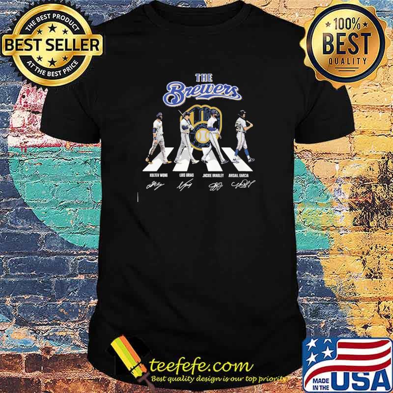 The Brewers across the road signature shirt