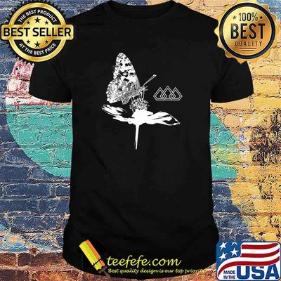 The Butterfly Perched On The Flower T-Shirt
