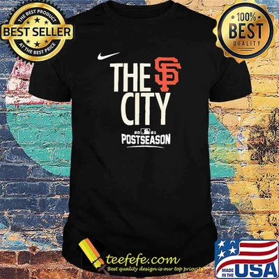 The City San Francisco Giants Nike 2021 Postseason Authentic Collection Dugout Shirt