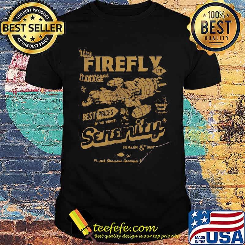The firefly browncoat garage best prices in the verse serenity planet shadow shirt