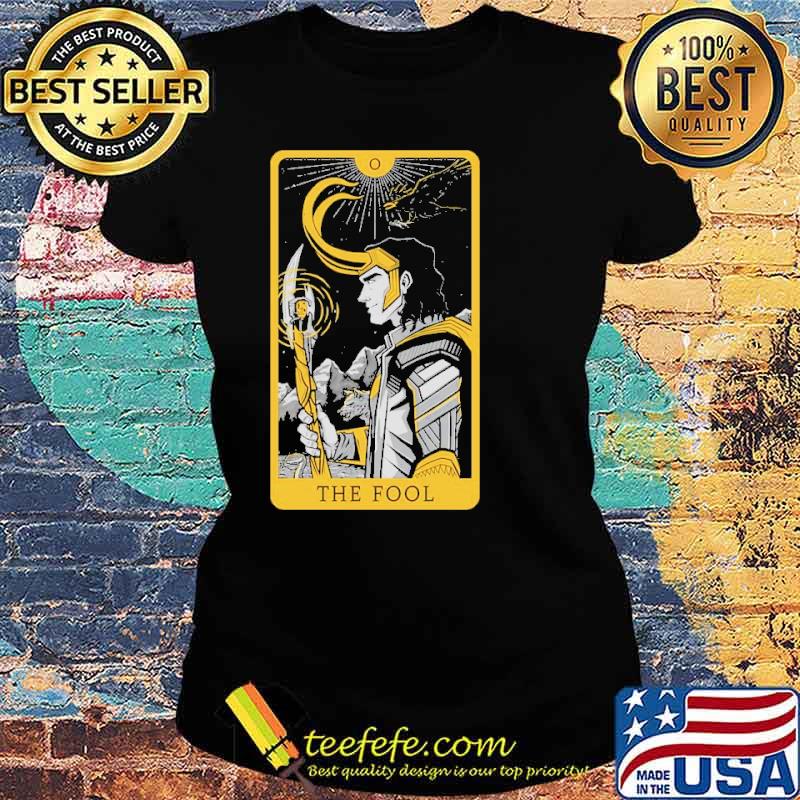 The Fool Loki Supervillain tarot card s Ladies tee The Fool Loki Supervillain tarot card s Ladies tee