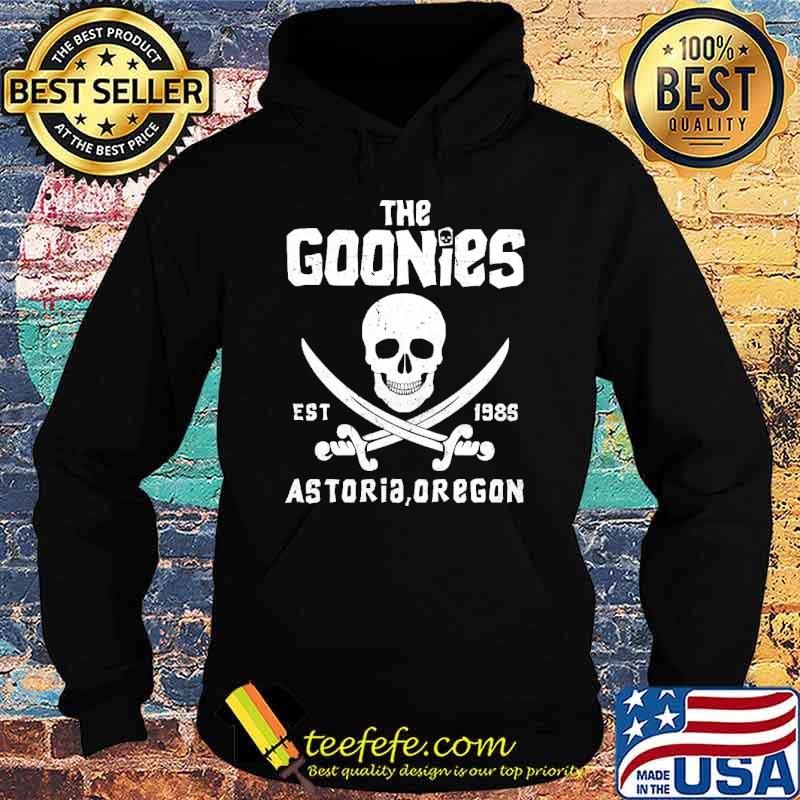 The Goonies Astoria Oregon est 1986 Skull s Hoodie The Goonies Astoria Oregon est 1986 Skull s Hoodie