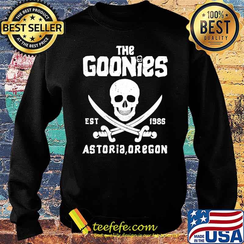 The Goonies Astoria Oregon est 1986 Skull s Sweater The Goonies Astoria Oregon est 1986 Skull s Sweater