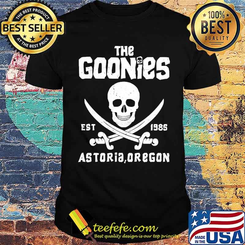 The Goonies Astoria Oregon est 1986 Skull shirt