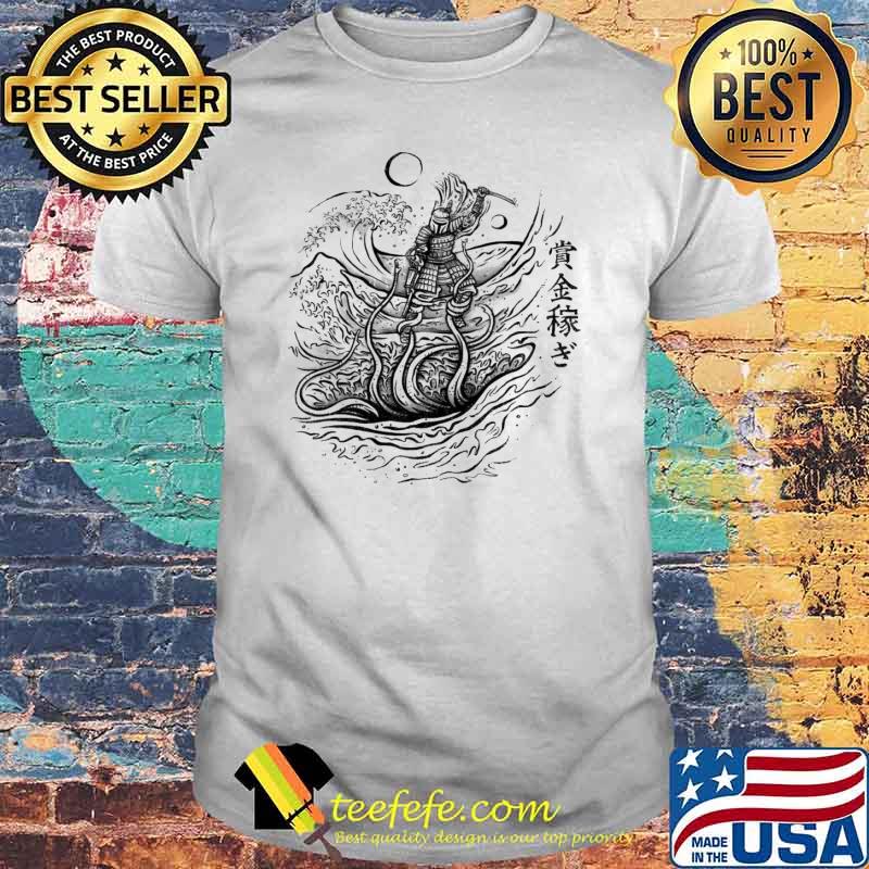 The great wave of cartoon Boba Fett Japanese Star Wars Shirt The great wave of cartoon Boba Fett Japanese Star Wars Shirt