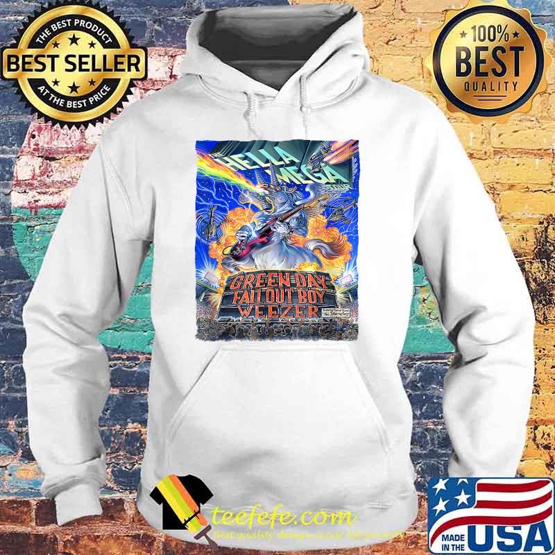 The Hellas Megas Tour 2021 Green Day Fall Out Boy Weezer T-Shirt Hoodie The Hellas Megas Tour 2021 Green Day Fall Out Boy Weezer T-Shirt Hoodie