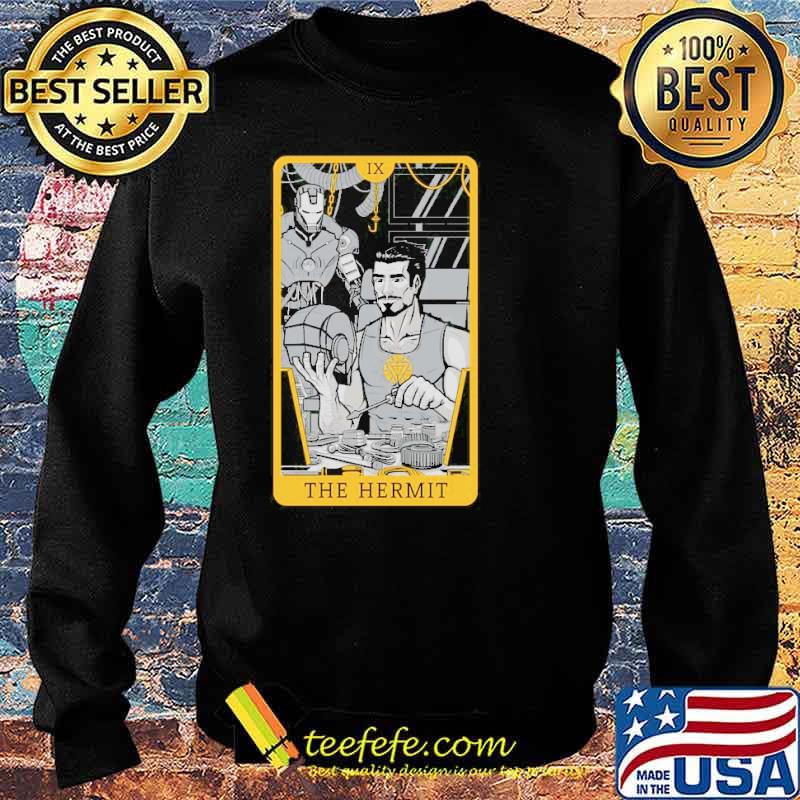 The hermit Iron Man Tony Stark tarot card s Sweater The hermit Iron Man Tony Stark tarot card s Sweater
