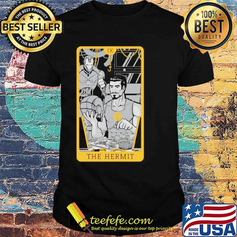 The hermit Iron Man Tony Stark tarot card shirt