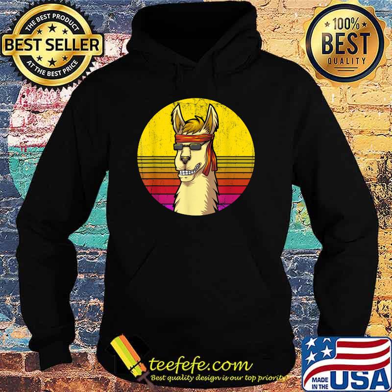 The Hippie Llama Is My Spirit Animal Vintage Sunset T-Shirt Hoodie The Hippie Llama Is My Spirit Animal Vintage Sunset T-Shirt Hoodie