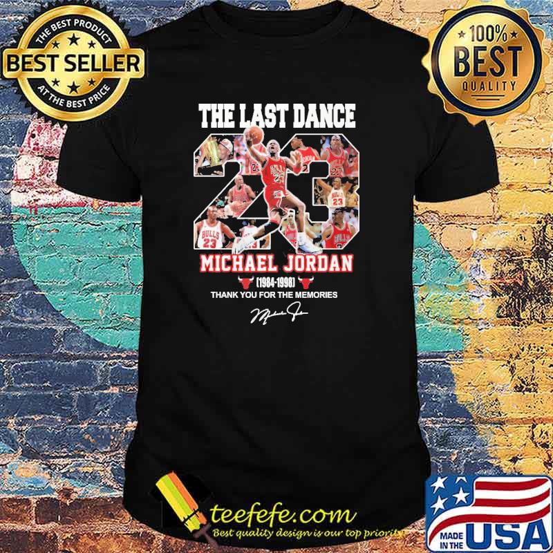 The last dance 23 Michael Jordan 1984-1998 shirt