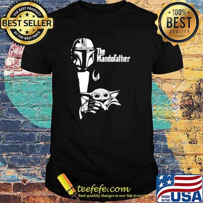 The mando father madalorian and yoda best father day shirt
