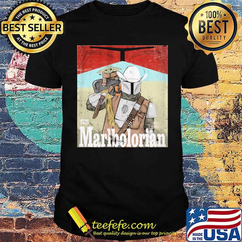 The marlbolorian mandalorian and yoda star wars shirt
