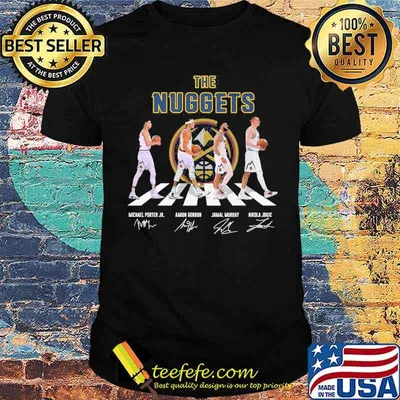 The nuggets abbey road signatures shirt