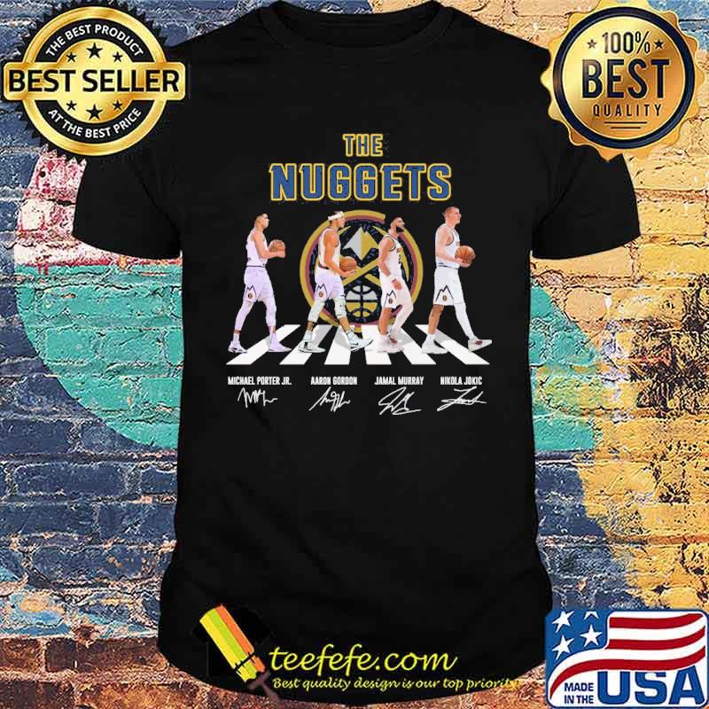The nuggets abbey road signatures shirt The nuggets abbey road signatures shirt