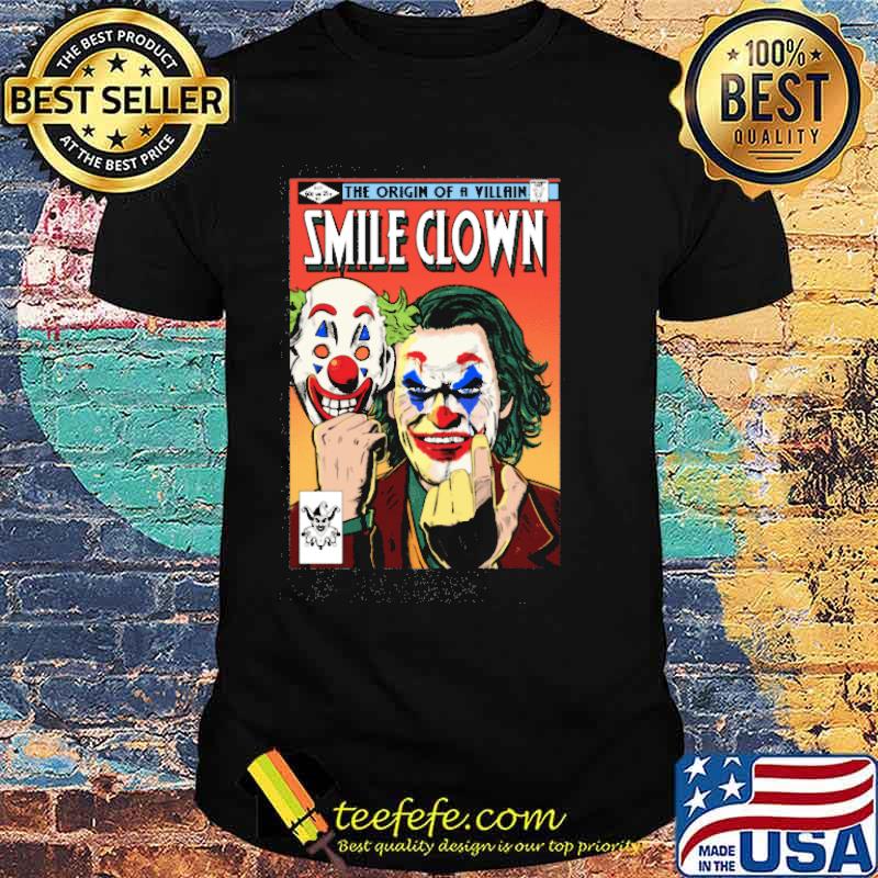 The origin of a villain smile clown shirt