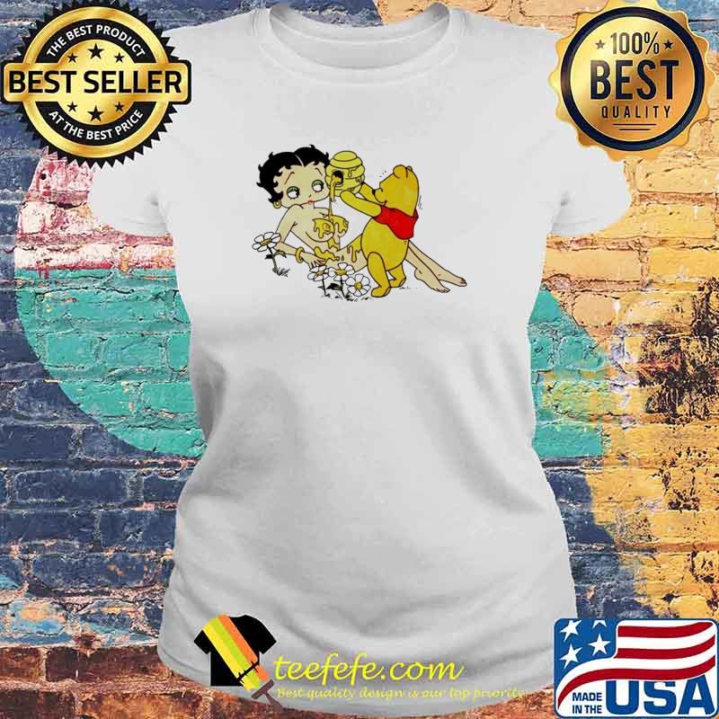 The Pooh betty boop winnie s Laides tee The Pooh betty boop winnie s Laides tee