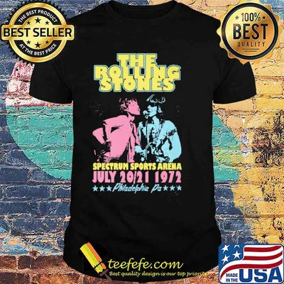 The Rolling Stones Spectrum Sports Arena July Shirt