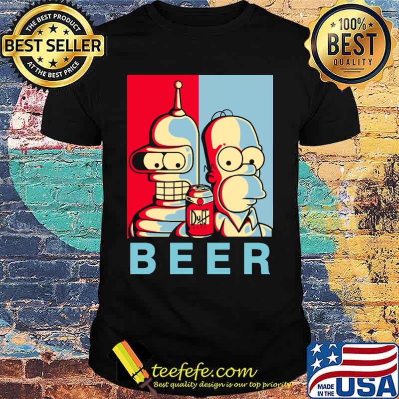 The simpsons Brothers duff beer shirt