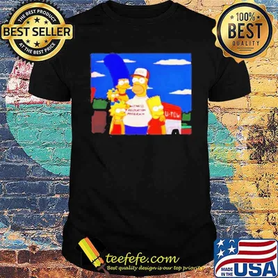 The Simpsons witness relocation program shirt