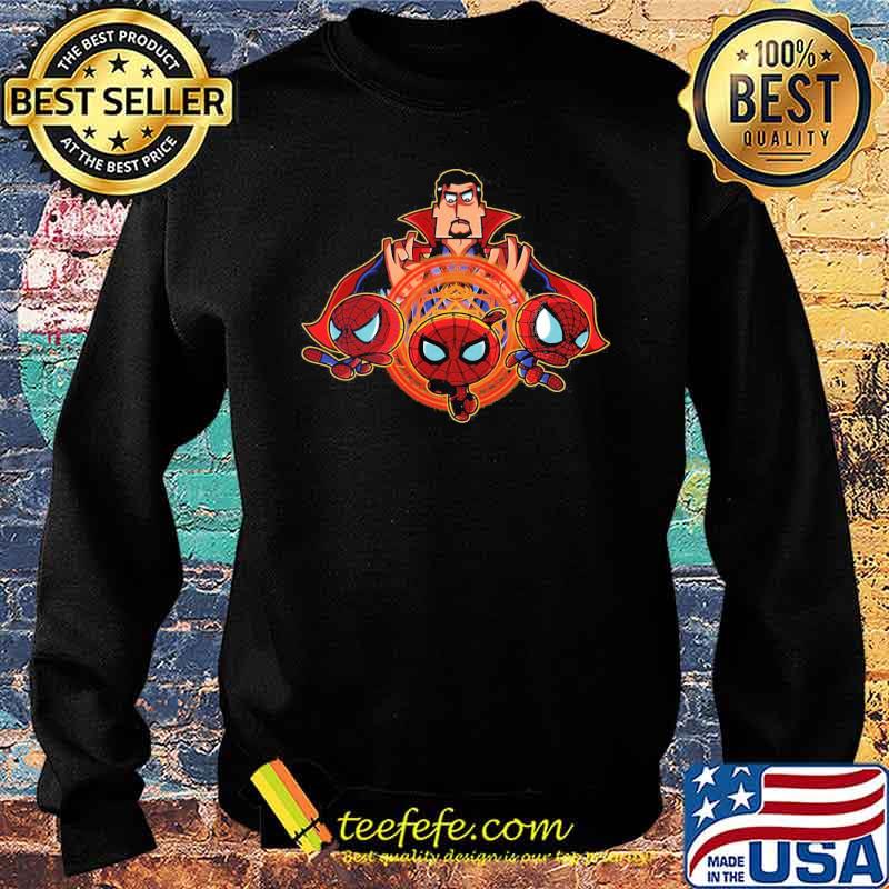 THE SPIDERSTUFF BOYS Doctor Strange Peter Parker Spider-Man Shirt Sweater THE SPIDERSTUFF BOYS Doctor Strange Peter Parker Spider-Man Shirt Sweater