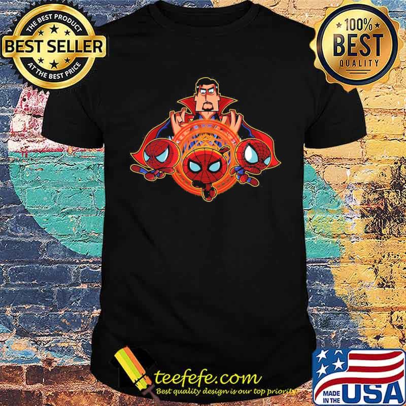 THE SPIDERSTUFF BOYS Doctor Strange Peter Parker Spider-Man Shirt