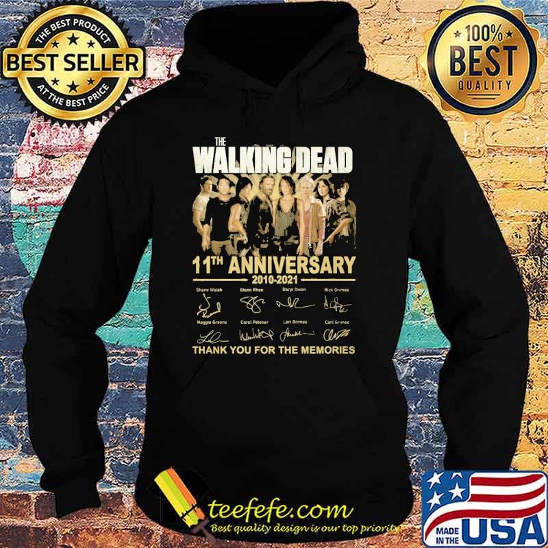 The Walking Dead 11th anniversary 2010-2021 thank you for the memories s Hoodie The Walking Dead 11th anniversary 2010-2021 thank you for the memories s Hoodie