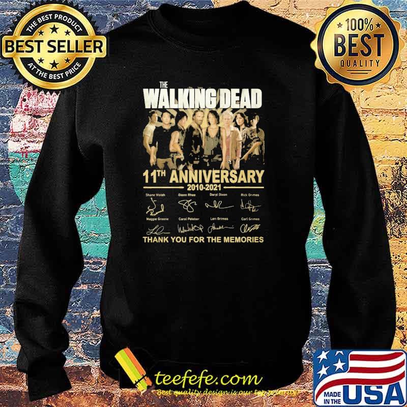 The Walking Dead 11th anniversary 2010-2021 thank you for the memories s Sweater The Walking Dead 11th anniversary 2010-2021 thank you for the memories s Sweater