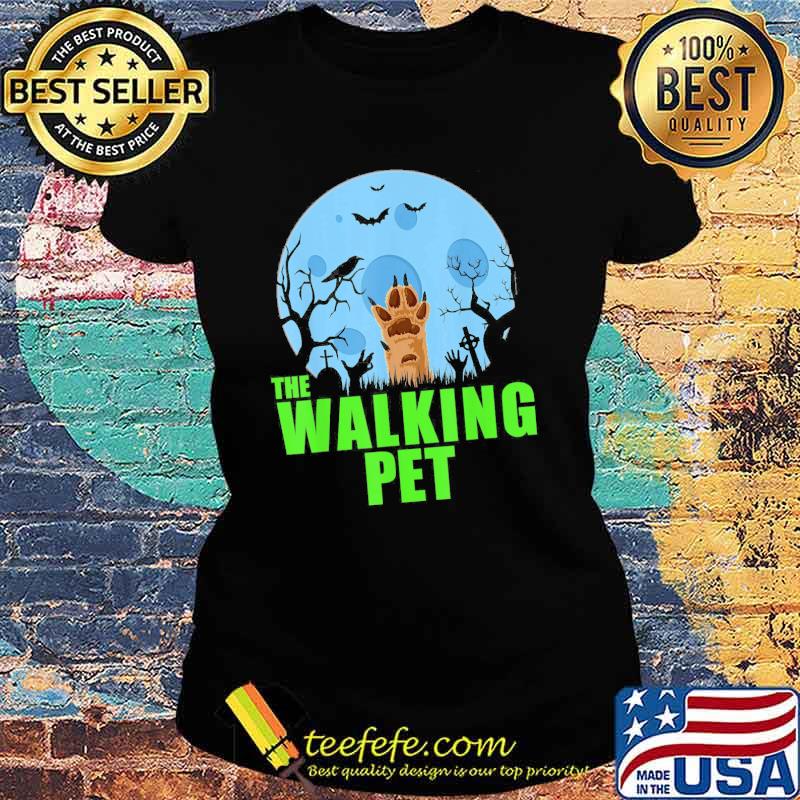 The walking pet moon halloween s Ladies tee The walking pet moon halloween s Ladies tee