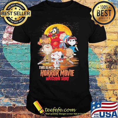 This is my horror movie watching blood moon halloween shirt