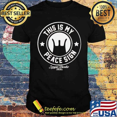 This is my peace sign tactic koszulki dla niego shirt