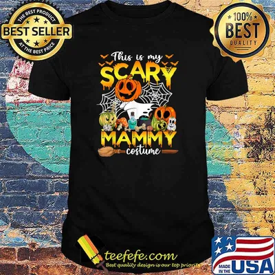 This Is My Scary Mammy Costume Halloween T-Shirt