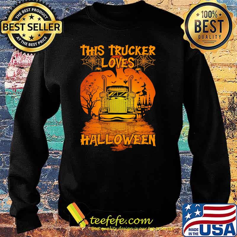 This Trucker Loves Halloween Witch Shirt Sweater This Trucker Loves Halloween Witch Shirt Sweater