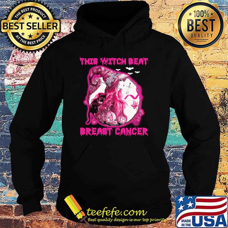 This witch beat breast cancer pumpkin halloween s Hoodie This witch beat breast cancer pumpkin halloween s Hoodie